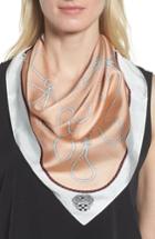 Women's Vince Camuto Nautical Knots Silk Bandana, Size - Pink