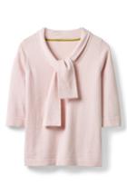 Women's Boden Tie Neck Sweater - Pink