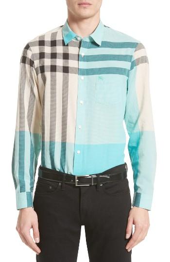Men's Burberry Maddiston Check Sport Shirt