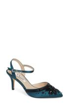 Women's Nina Thora Beaded Pointy Toe Pump M - Green