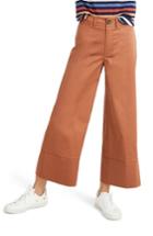 Women's Madewell Langford Crop Wide Leg Pants - Brown
