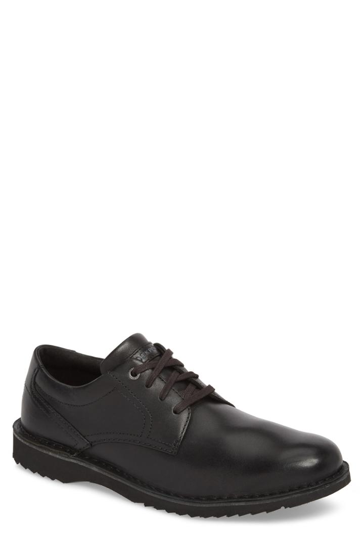 Men's Rockport Cabot Plain Toe Derby M - Black