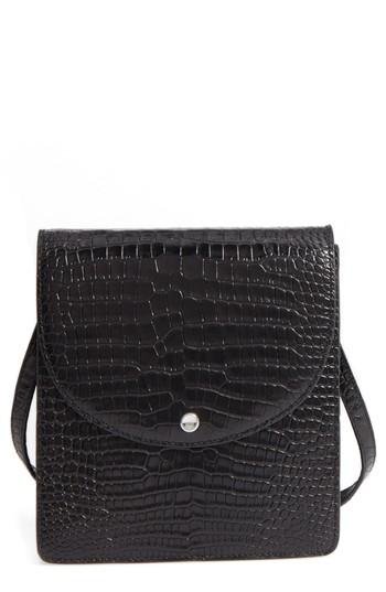 Elizabeth And James Eloise Leather Crossbody Bag - Black