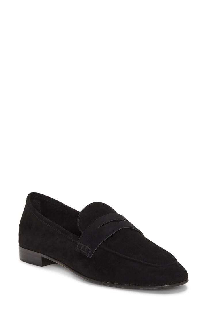 Women's Vince Camuto Macinda Penny Loafer M - Black