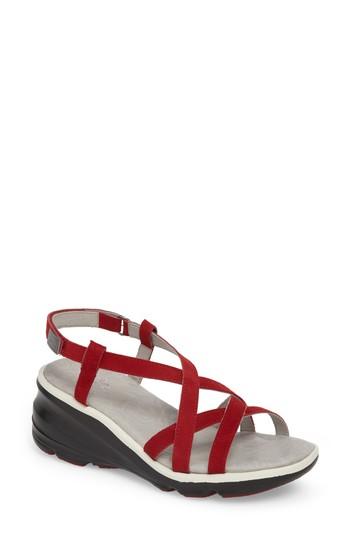 Women's Jambu Ginger Wedge Sandal M - Red