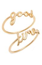 Women's Madewell Good Times Set Of 2 Stacking Rings