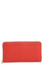 Women's Cole Haan Zoe Continental Zip Wallet - Orange