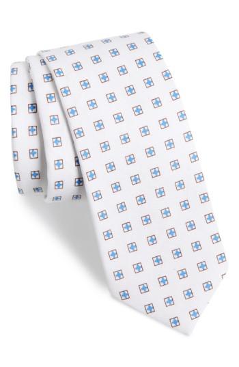 Men's 1901 'rj Neat' Medallion Cotton Tie