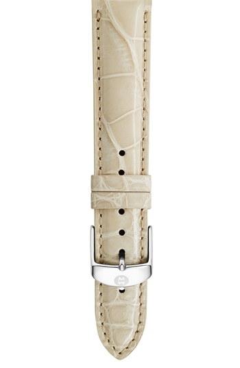 Women's Michele 18mm Genuine Alligator Watch Strap