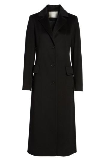 Women's Fleurette Modern Reefer Coat - Black