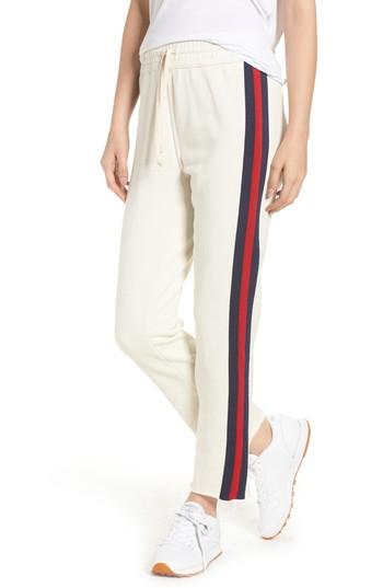 Women's Mother High Rise Crop Gym Pants - White
