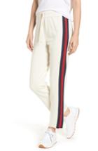Women's Mother High Rise Crop Gym Pants - White