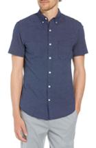 Men's Bonobos Slim Fit Poppy Print Sport Shirt R - Blue
