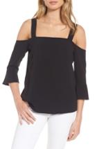 Women's Cooper & Ella Tilde Cold Shoulder Top - Black