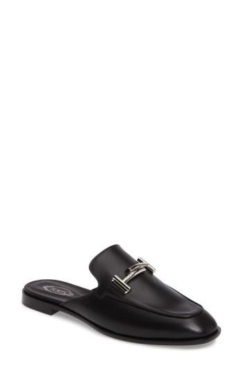 Women's Tod's Double T Mule Us / 37eu - Black