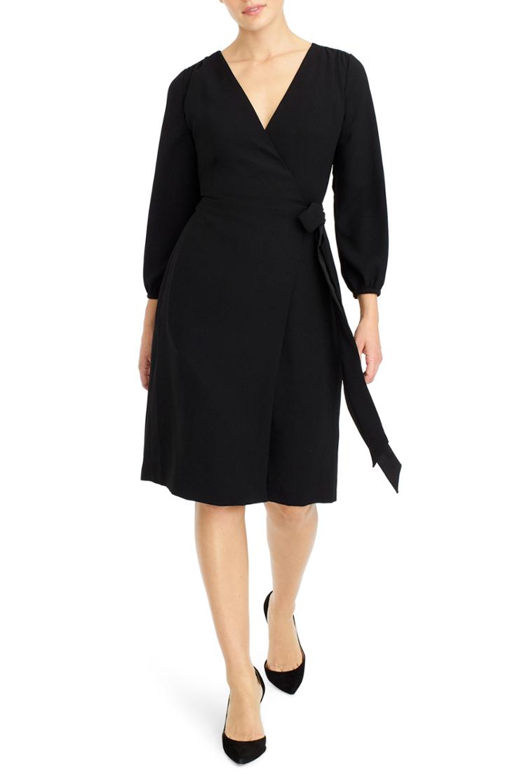 Women's J.crew 365 Crepe Wrap Dress