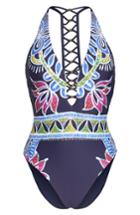 Women's Trina Turk Lotus One-piece Swimsuit