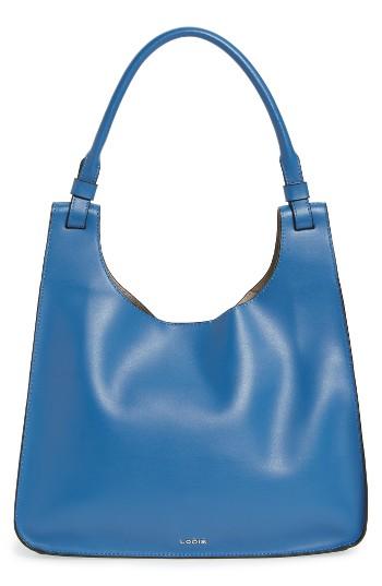 Lodis Blair Collection - Dara Italian Leather Hobo - Blue