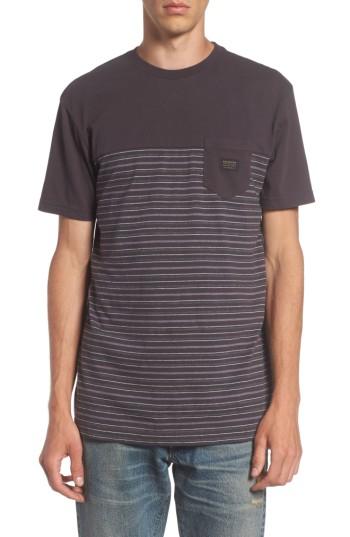 Men's Quiksilver Full Tide T-shirt, Size - Black