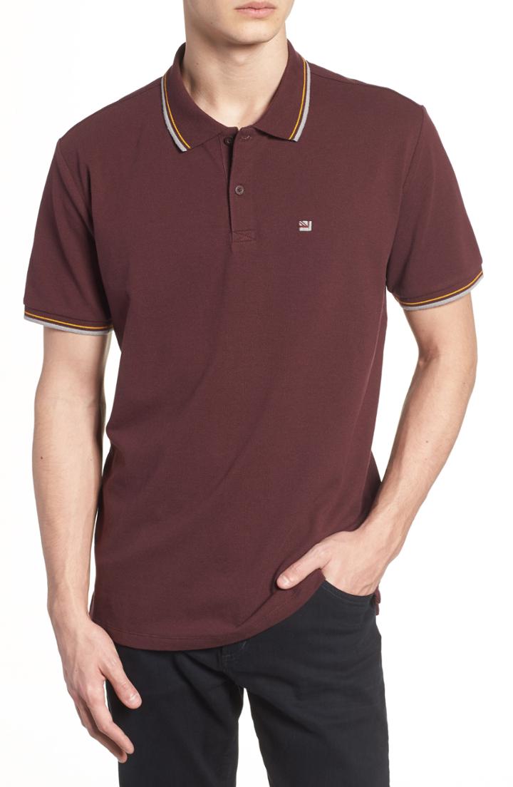 Men's Ben Sherman Romford Polo, Size - Burgundy