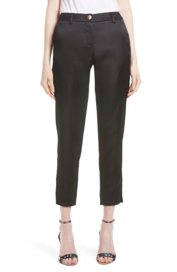 Women's Ted Baker London Gilar Slit Cuff Ankle Pants - Black