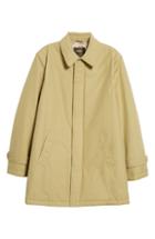 Men's Golden Bear Waxed Cotton Car Coat - Brown