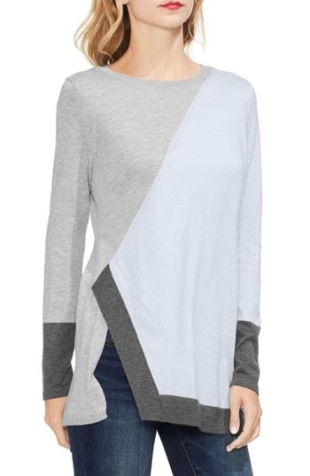 Women's Vince Camuto Colorblock Sweater, Size - Blue