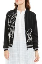 Women's Vince Camuto Fluent Cluster Bomber Jacket