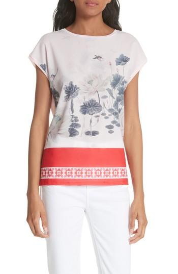 Women's Ted Baker London Jennay Lake Of Dreams Top - Pink