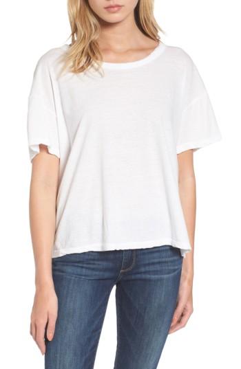 Women's James Perse Crop Boxy Tee - White