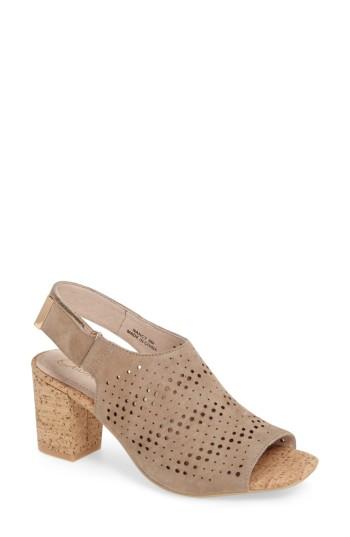 Women's Sudini Nancy Perforated Sandal M - Brown