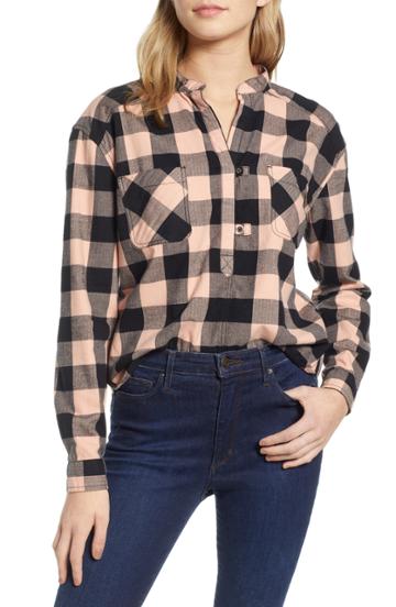 Women's Scotch & Soda Buffalo Check Top - Pink