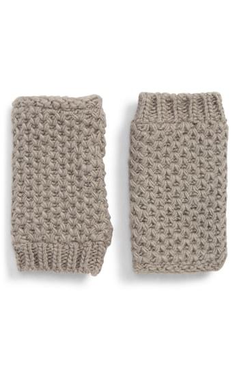 Women's Trouve Sherpa Lined Hand Warmers, Size - Grey