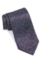 Men's John Varvatos Star Usa Floral Silk Tie, Size - Purple