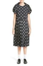 Women's Comme Des Garcons Polka Dot Broadcloth Dress