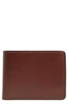 Men's Tanner Goods Utility Leather Bifold Wallet - Brown