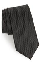 Men's Nordstrom Men's Shop Andrus Silk Tie, Size - Black