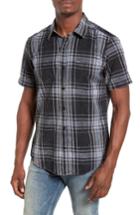 Men's Hurley Archer Plaid Shirt - Black