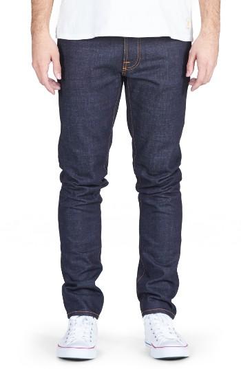 Men's Nudie Jeans Lean Dean Skinny Slouchy Fit Jeans X 34 - Blue