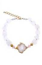 Women's Nakamol Design Hollyhocks Raw Quartz Necklace