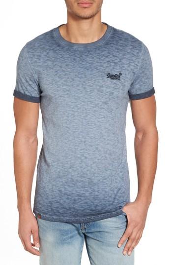 Men's Superdry Orange Label Low Roller T-shirt - Blue