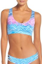 Women's Becca Cosmic Cutout Racerback Bikini Top
