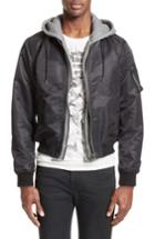 Men's R13 Flight Jacket With Hoodie