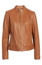 Women's Cole Haan Leather Moto Jacket -