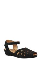 Women's L'amour Des Pieds Burcie Wedge Sandal .5 M - Black