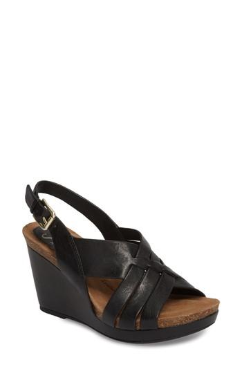 Women's Sofft Chesny Wedge Sandal M - Black