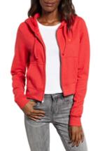 Women's Sub Urban Riot Embroidered Heart Hoodie - Red