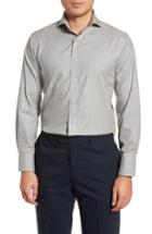 Men's Lorenzo Uomo Trim Fit Solid Dress Shirt .5 - 34 - Grey