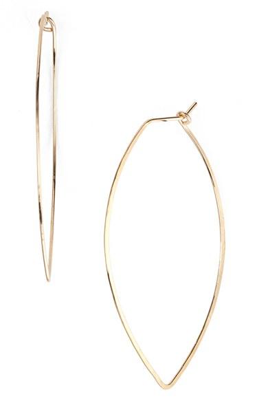 Women's Ija Marquise Hoop Earrings