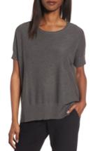Women's Eileen Fisher Tencel & Merino Wool Top - Brown